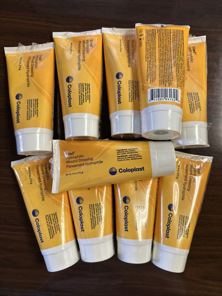 10 Coloplast Triad 6 Oz. Hydrophilic Wound Dressing Paste With CMC 1967