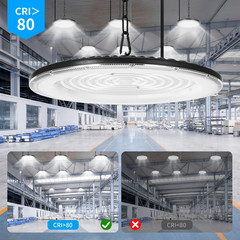 3 Pack 300W Led UFO High Bay Light 300 Watts Commercial Factory Warehouse Light