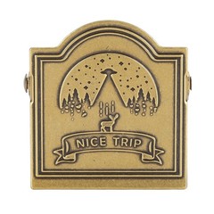 Brass Clip Vintage Decorative Strong Clamping Force Book Clip For Journal