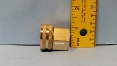 Solid Brass Garden Hose Swivel Fitting 3/4″ Inch Female GHT 1/2″ Inch Female NPT