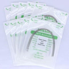 5-200×Dental Orthodontic Super Elastic Niti Round 014 Upper Arch Wire Ovoid Form