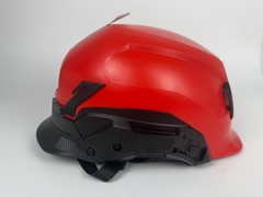 STUDSON SHK-1 Standard Brim Non-Vented Type II Class E Helmet Red L/XL