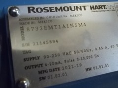 NIB ROSEMOUNT 8732EMT1A1N5M4 8705TPE010S1M0G3B3 MAGNETIC FLOW METER (HH6)