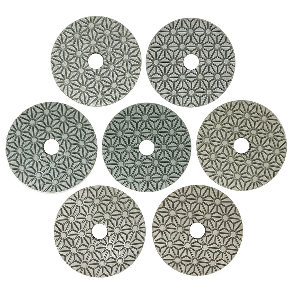 White Resin Polishing Pads – Complete 7-Piece Set Closeout Special!