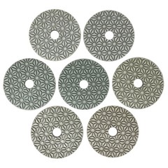 White Resin Polishing Pads – Complete 7-Piece Set Closeout Special!