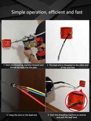 Stringing Machine Auto Electric Steel Wire Dark Line Pull Line Wire Guide Tool