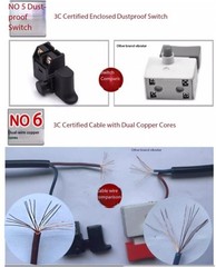 850W Electric Vibrator 13000 VPM Electric Concrete Vibrating Tool Portable