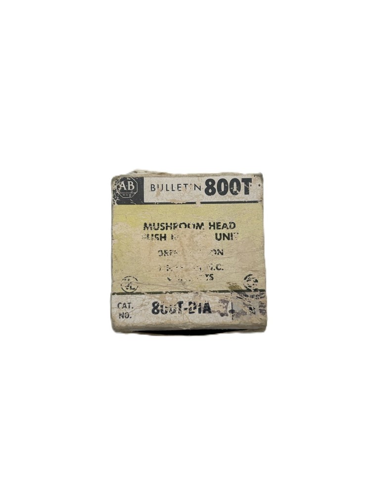Allen-Bradley 800T-D1A Mushroom Head Push Button Switch Ser N