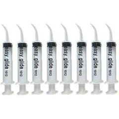 Curved Tip 12cc Oral Irrigation Syringes Disposable Dental Utility (Choose Qty)