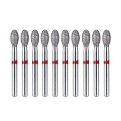 Dental Diamond Burs #379-023F/368-023F Egg Fine Cutting Gritting High Speed Grip