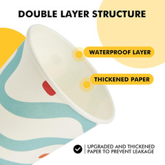 [300 Pack] Paper Cups 3 oz, Bathroom Cups 3 oz, Disposable Bathroom Paper Cups,