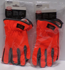 Lot of 2 Boss Flexible Work Gloves Synthetic Leather Palm 120-4600/XL