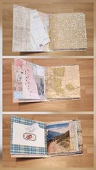 Junk Journal Travel Theme Handmade 54 pages