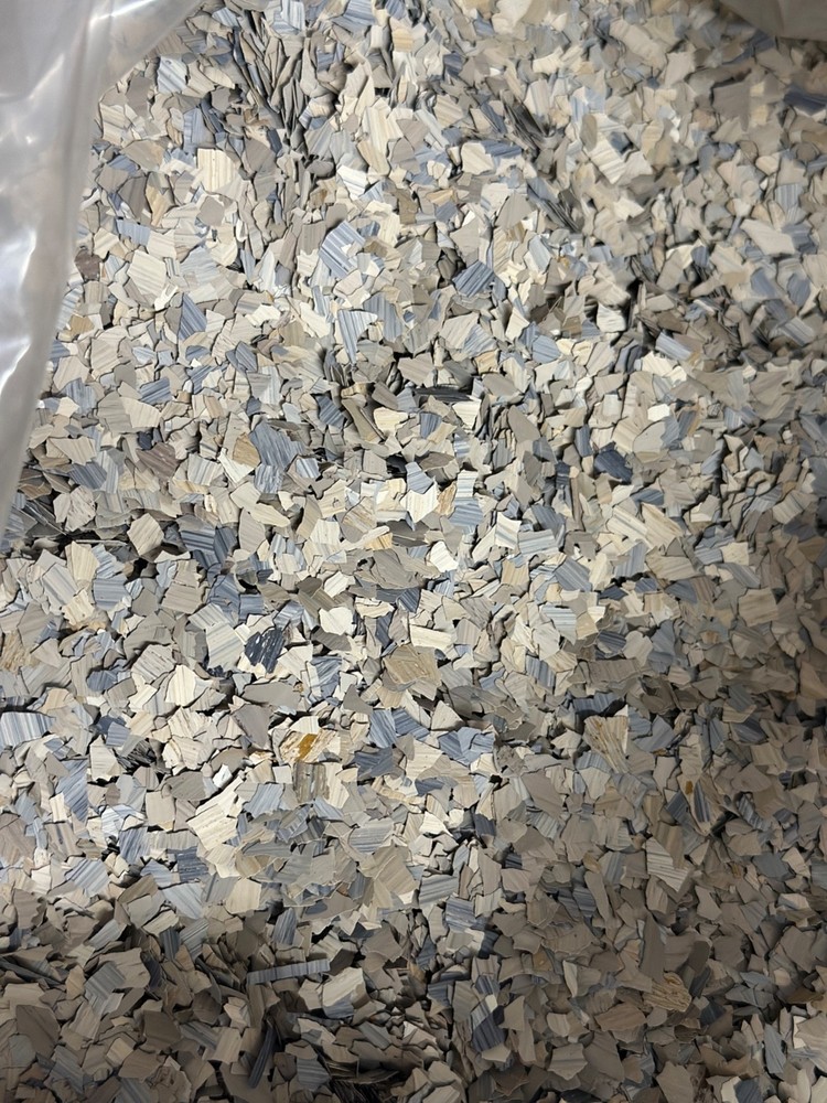 22 lbs 1/4″ Obsidian Marble Epoxy Flooring Flake Vinyl Chips Floor Flakes F9304
