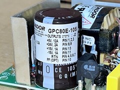 CONDOR GPC80E-105 Power Supply 24V 15V 5V Open Frame Power Supply