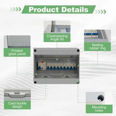 Compact 9 Way Fuse Box – For Reliable Security