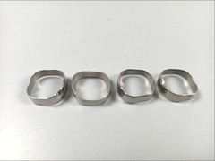 4Pcs/Pack Dental Orthodontic 1ST Molar Plain Bands Without Tube Roth 022 #29-44+
