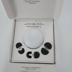 Loop Quiet 2 Noise Reduction Earplugs 14/21 Black New Open Box