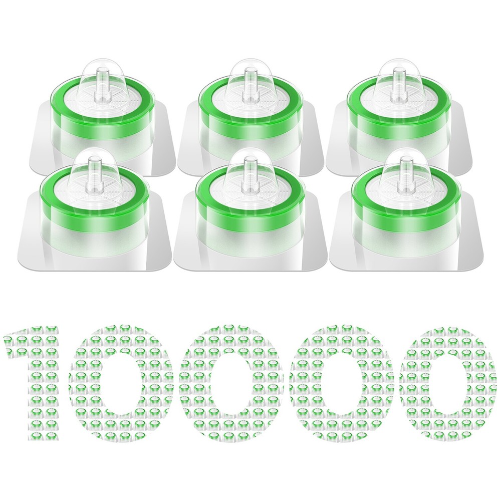 STERILE 33mm PES Hydrophilic Syringe Filter (0.22 um Pore Size, 10-10000 pieces)