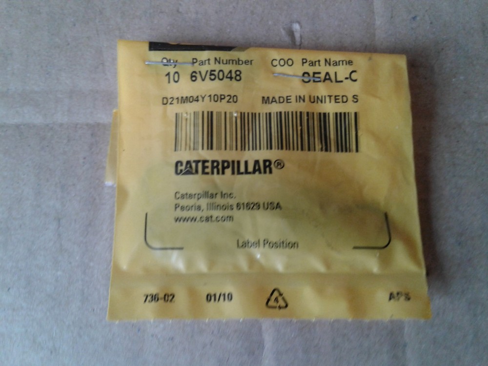 CAT Seal 6V5048 (sold individually)
