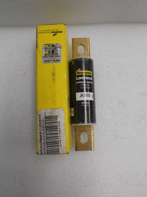 New Bussmann Limitron JKS-100 Amp Fuse Class J 600 Volts New Look NIB