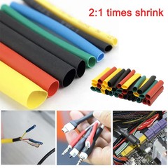1″ 100 FT. 100′ Feet BLACK 25mm Polyolefin 2:1 Heat Shrink Tubing Tube Cable US
