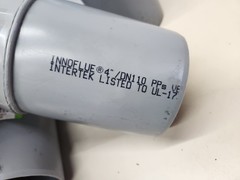 Lot of (5) Centrotherm Eco Systems InnoFlue ISVC0403 Velocity Cone 4″-3″