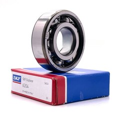 NEW SKF 6204 DEEP GROOVE BALL BEARING, OPEN TYPE, NO SEALS 20x47x14 mm