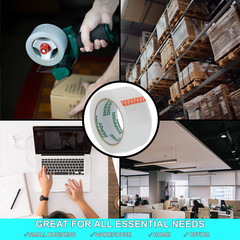 Up to 144 Rolls Carton Sealing Clear Packing Shipping Box Tape 2″ or 3″ x 110 Yd