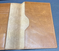 Shinola Medium Journal iPad Mini Cover w/o Tab Natural Leather Wallet