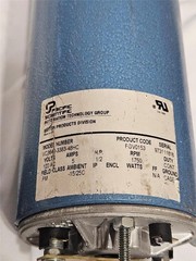 Pacific Scientific PM Motor VC3640-3383-48HC, 1/2 HP 120 VAC 1750 RPM, 5/8 Shaft