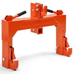 3 Pt Quick Hitch Adapter For Category 1 & 2 W/ Adjustable Bolt Tractor 3000lb