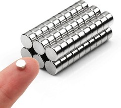Compact 60 Count Mini Round Magnets – Perfect for Office & Craft Projects
