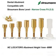 Dental Titanium Abutment Fit Zest Locator Legacy Anchor & Straumann Bone Level