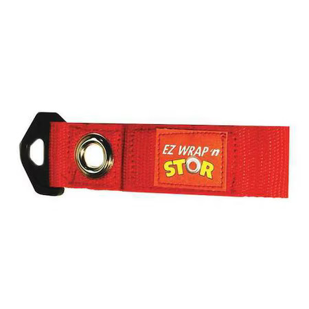 Ez Wrap N Stor Ezwrapngstors Strap, Red, Nylon, 6-1/2″ L, 1-1/2″ W