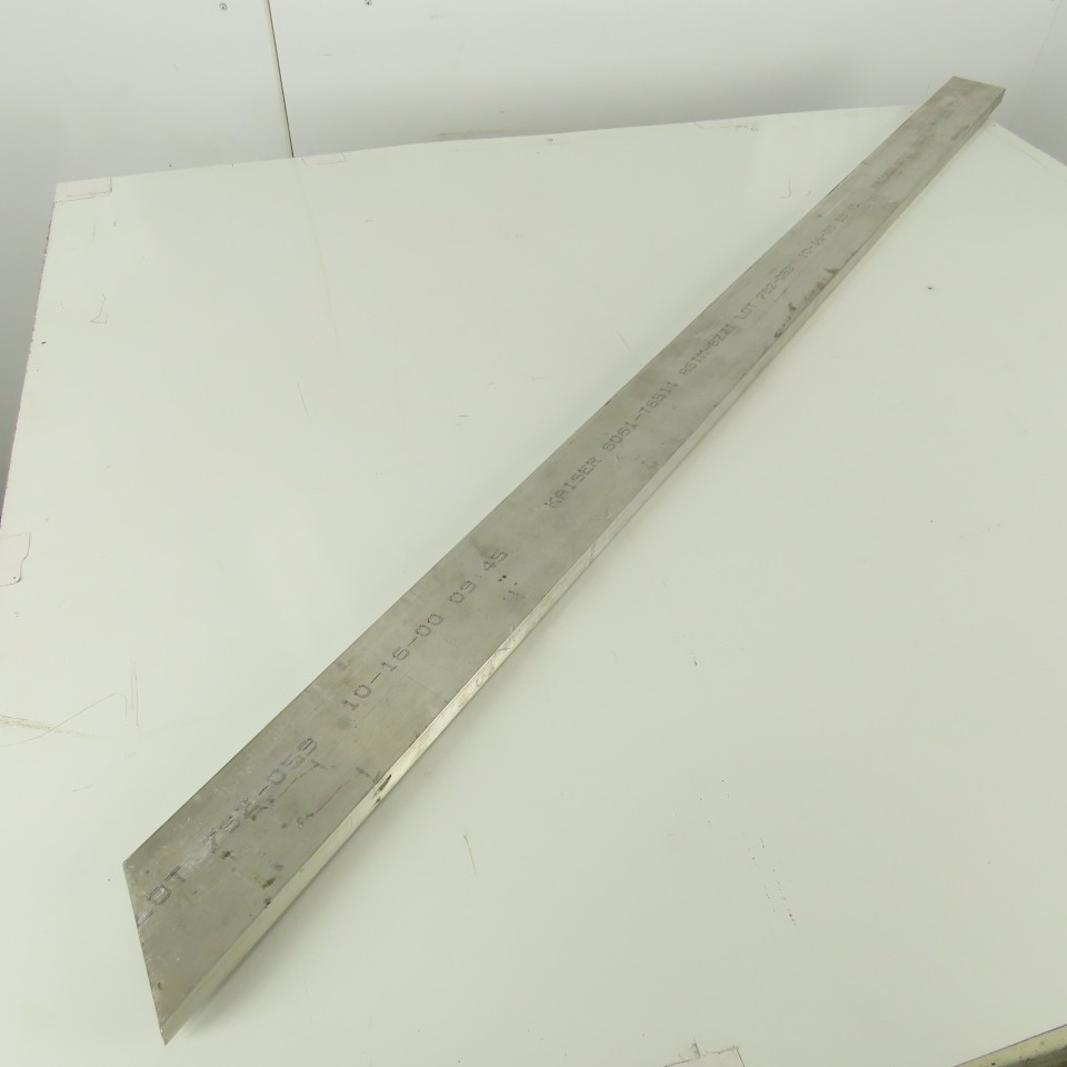 Kaiser 3/4″x 3″ Rectangle 6061 T6511 Solid Aluminum Flat Bar x 56″ Long