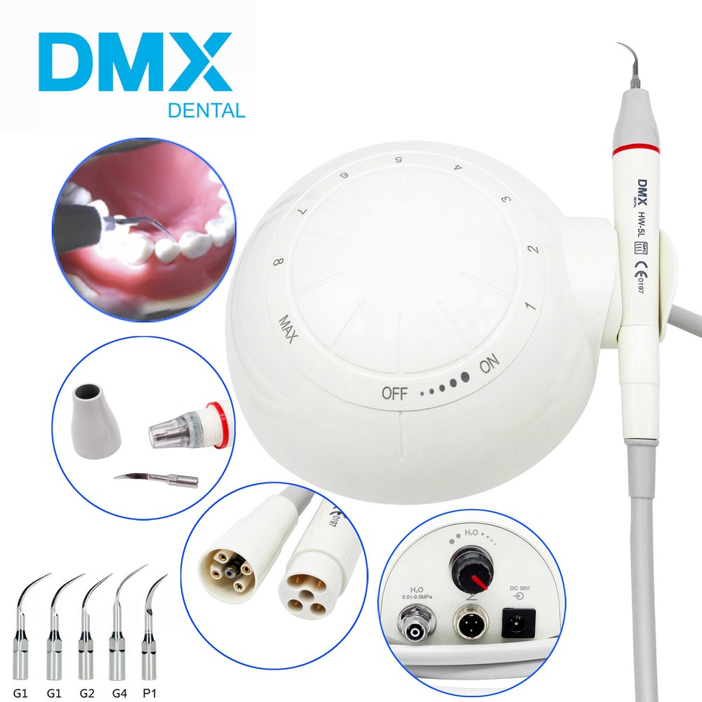 Dental Ultrasonic Piezo Scaler With LED Handpiece Tips Fit EMS/Woodpecker HW-5L