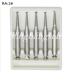 8 Types Dental Round Carbide Bur for Slow Speed Latch Type RA 1# – 8# Burs