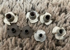 Teenuts – Steel Threads In Wood, Various Sizes, See Description And Pictures