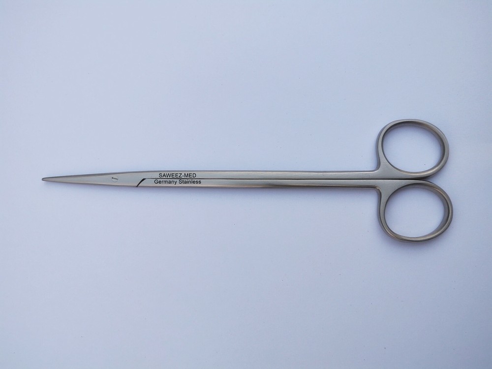Metzenbaum Scissors 18 cm straight fine blade Professional Quality