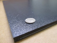 Black ABS Sheet 3/8″ (.375″) X 24″ X 48″ Haircell Textured One Side