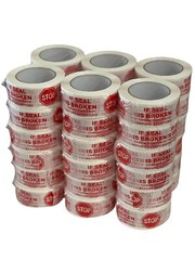 36 Rolls – Stop Sign tape 2″ x 110 Yards per Roll Warning Pre Printed Tape