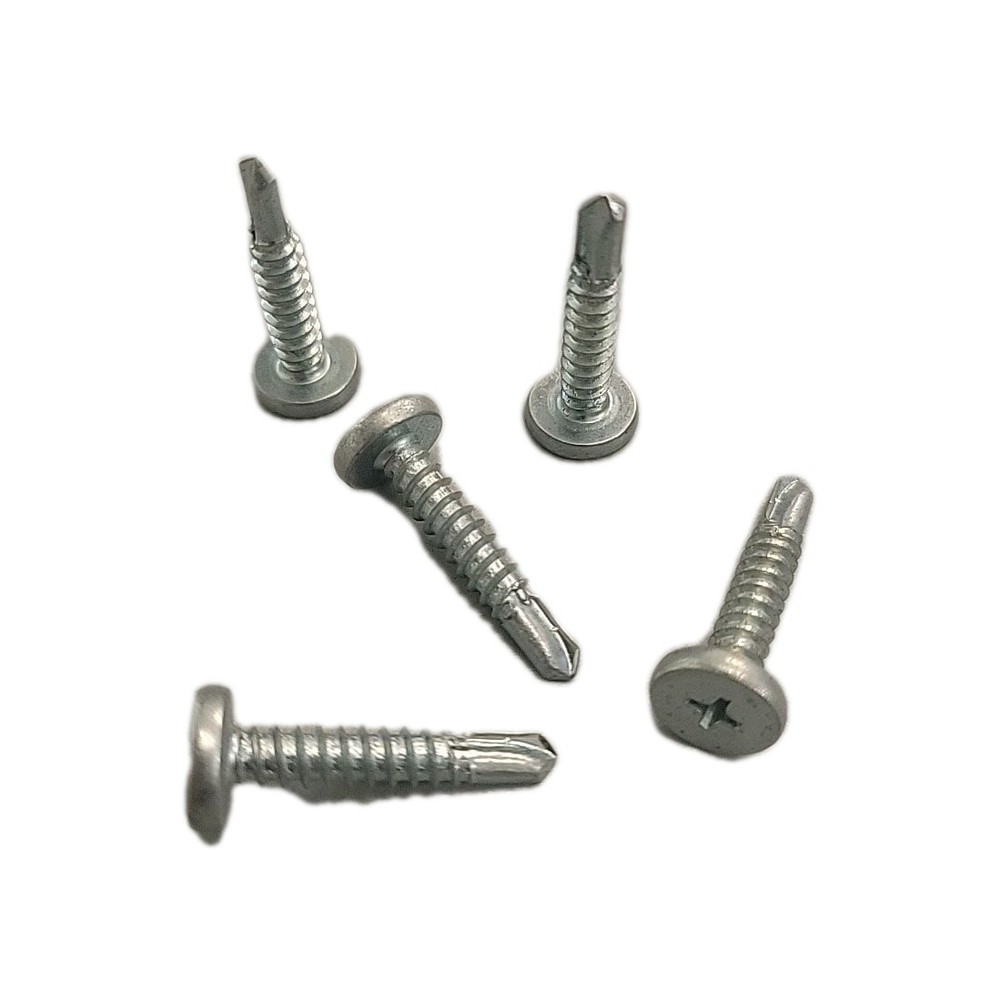 #10 X 1 Phillips Pancake Head Self Drilling Zinc Plated (Choose Size)