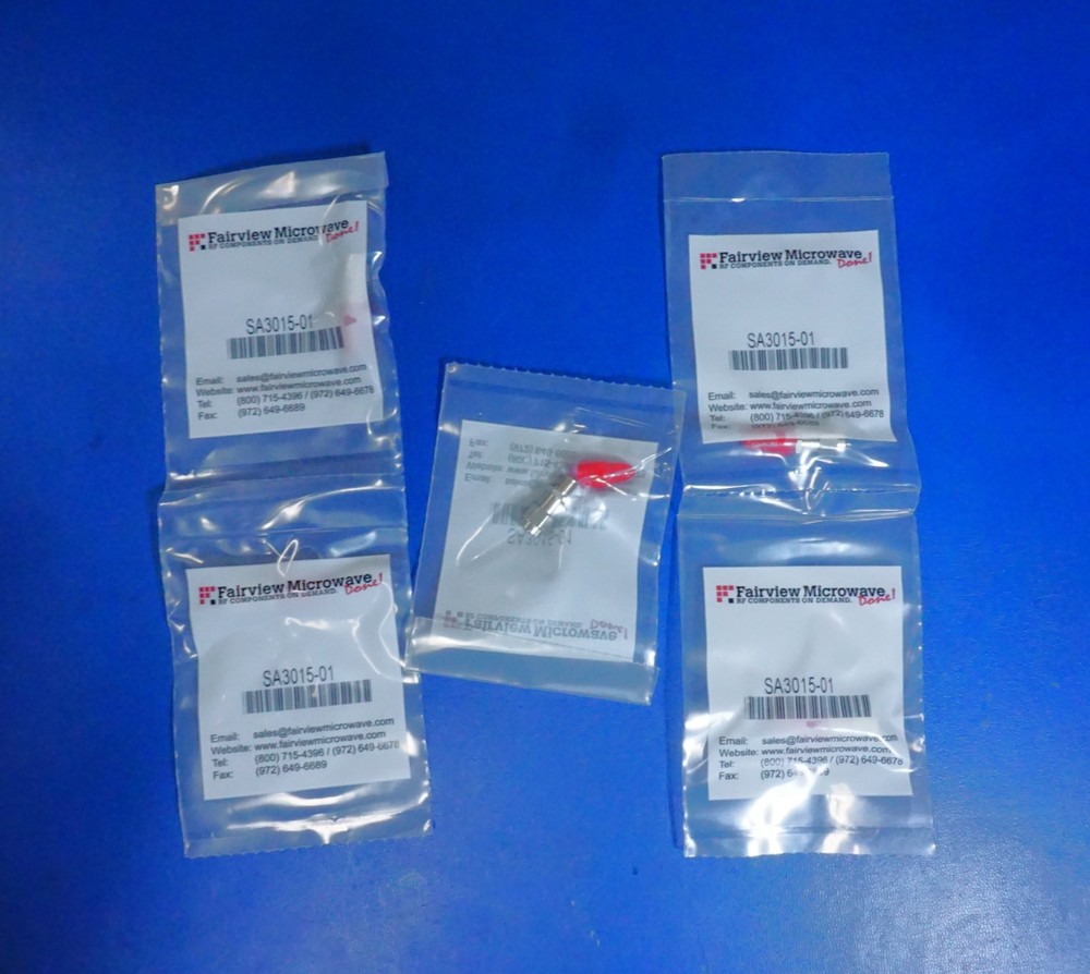 5 Fairview Microwave SA3015-01 1dB SMA Fixed Attenuator 2W 8GHz Male to Female
