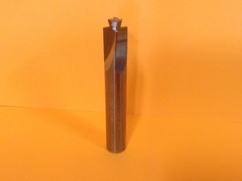CARBIDE 1/4 DIAMETER 74 DEG DOVETAIL SIGHT BASE CUTTER 1911 3/8″ SHANK 2.5″ LONG