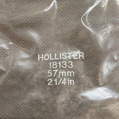 Hollister Two-Piece Drainable Ostomy Pouch 18133 57mm 2 1/4in, 3 pack