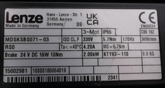 Lenze Servo Motor 3400r/min 2.00kW MDSKSBS071-03 | 15002981