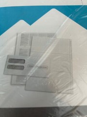 Blue Summit Supplies 50 Pack Blank W-2 3-Up Tax Forms Envelopes Included