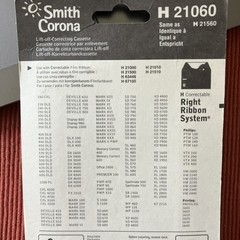 Lot 2 Smith Corona Lift-off Correcting Cassettes & 1 Ribbon H Series R7320-2