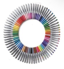 Sharpie Permanent Markers, Ultra Fine And Fine Tip Markers 72 Count